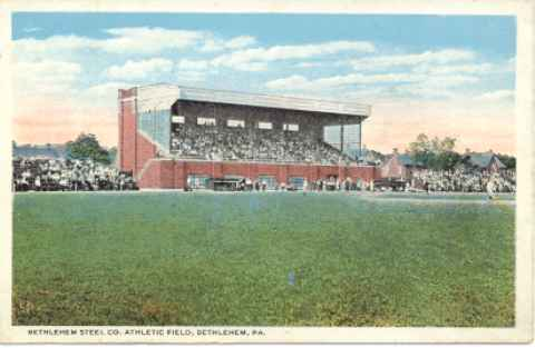 Bethlehem Steel Field, image courstesy of https://bethlehemsteelsoccer.org/stadium.jpg